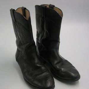 Durango Western Boots Women Size 8 Black BT330 Leather